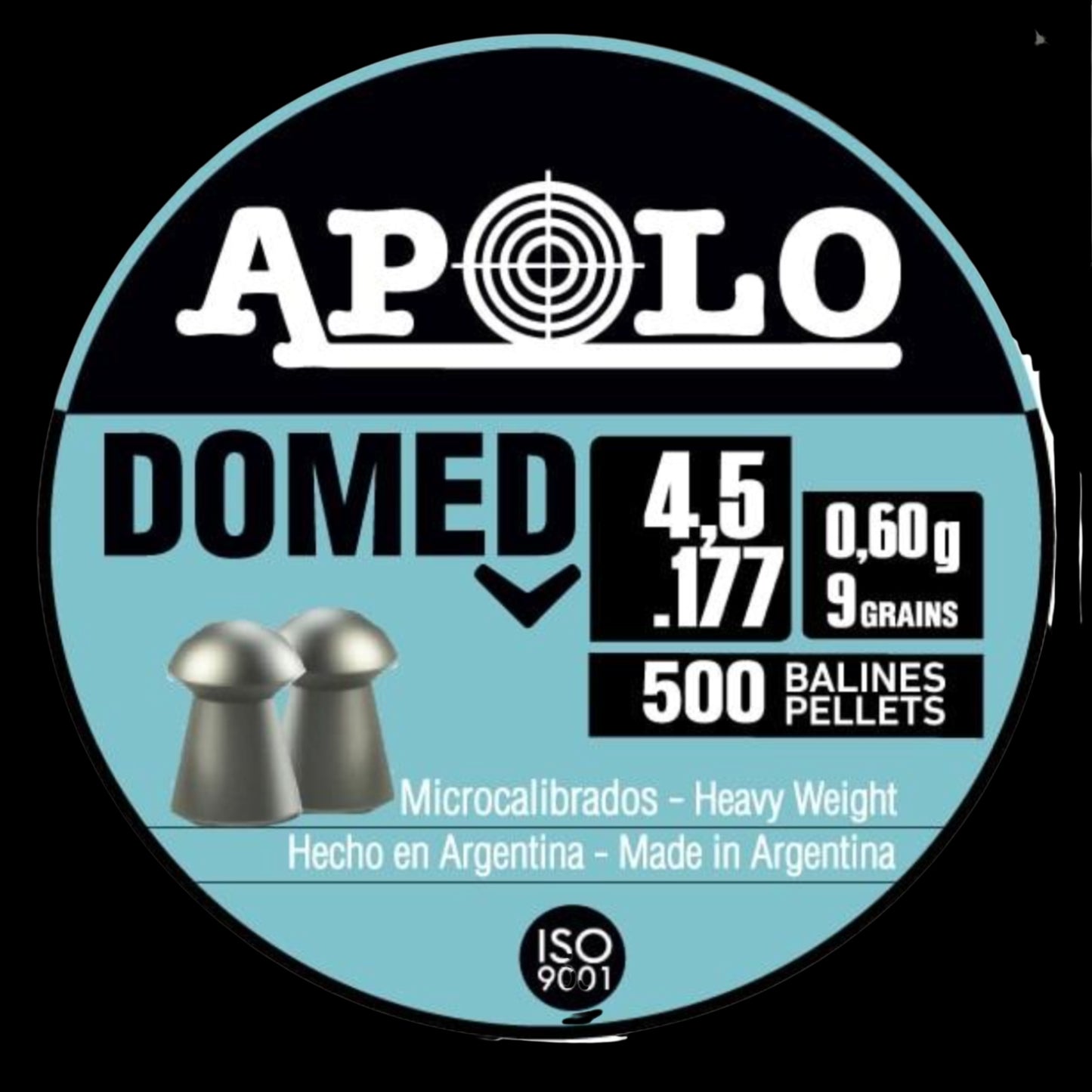 Hatsan Apolo Domed Air Rifle Pellets 177 Cal 9 gr 500/ct