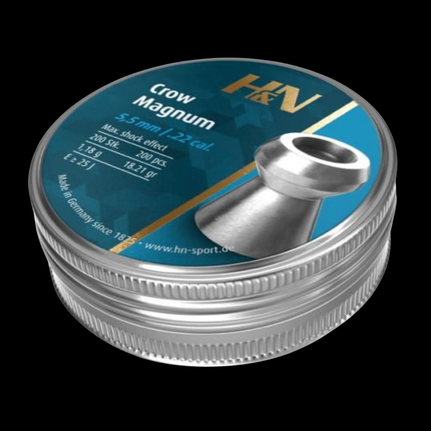 H&N Crow Magnum Pellets .22 Cal 18.21 gr 200/ct