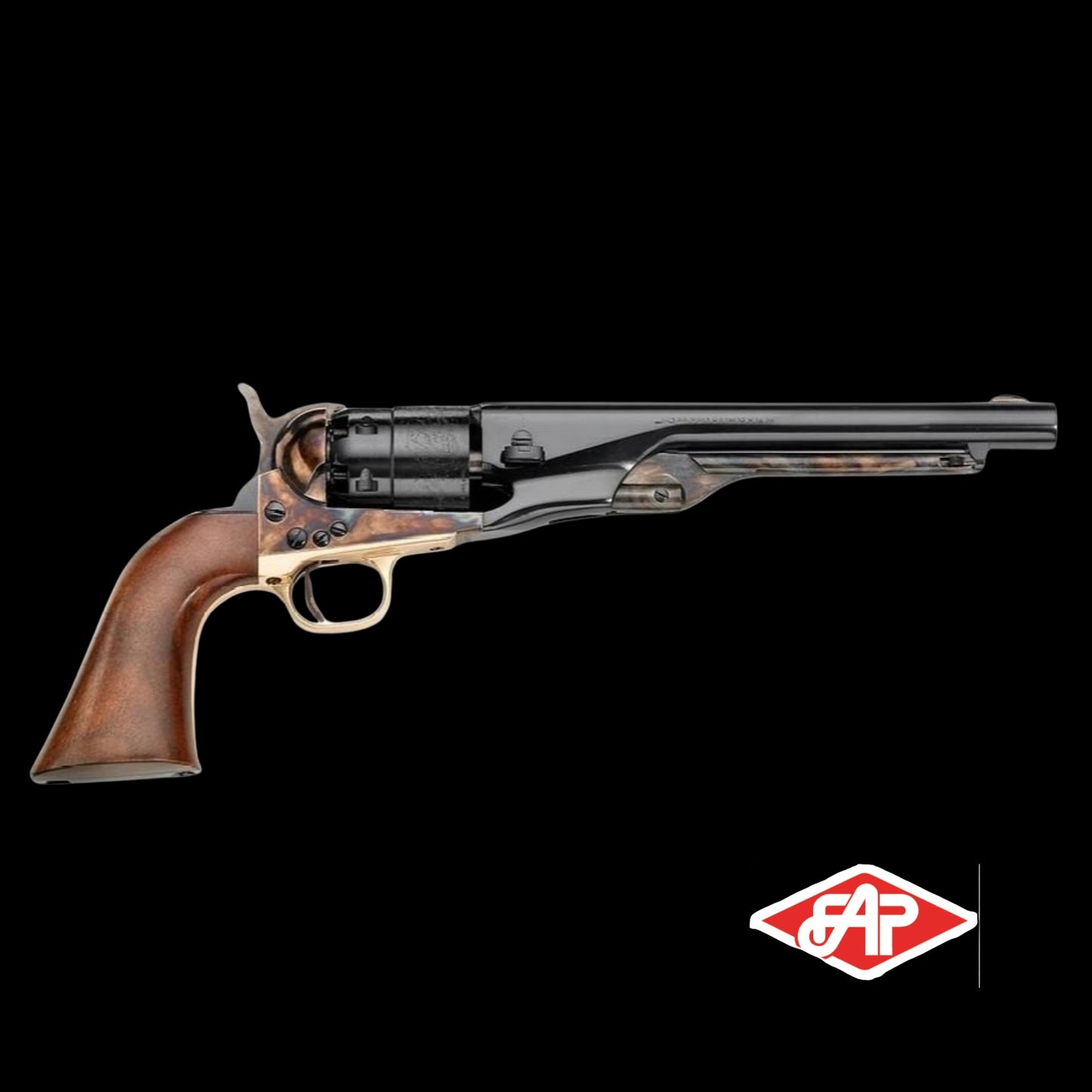 Pietta 1860 Sheriff Muzzle Loader .44 Cal 6rd Capacity 5.5" Barrel Casehardened Frame