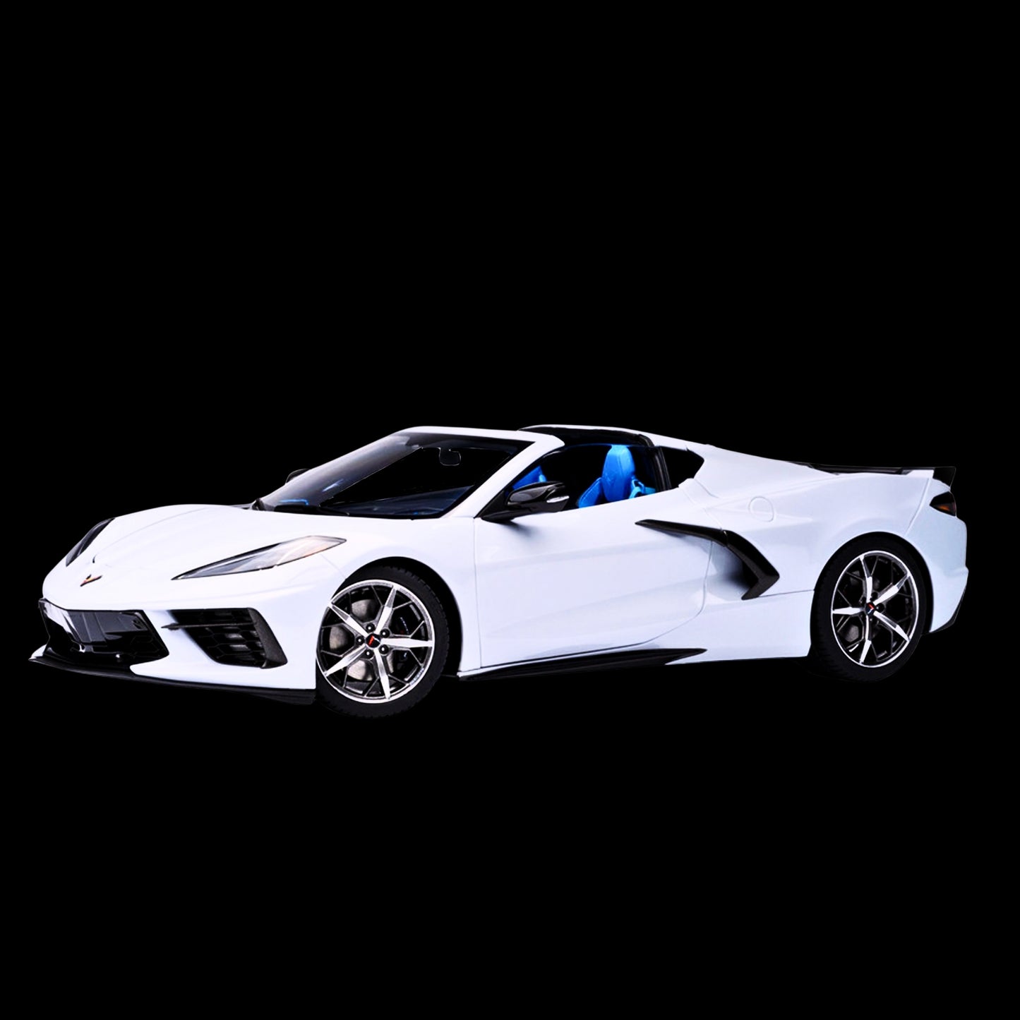 2020 Chevrolet Corvette C8 Stingray Ceramic Matrix Gray Metallic 1/18 Model Car by Autoart