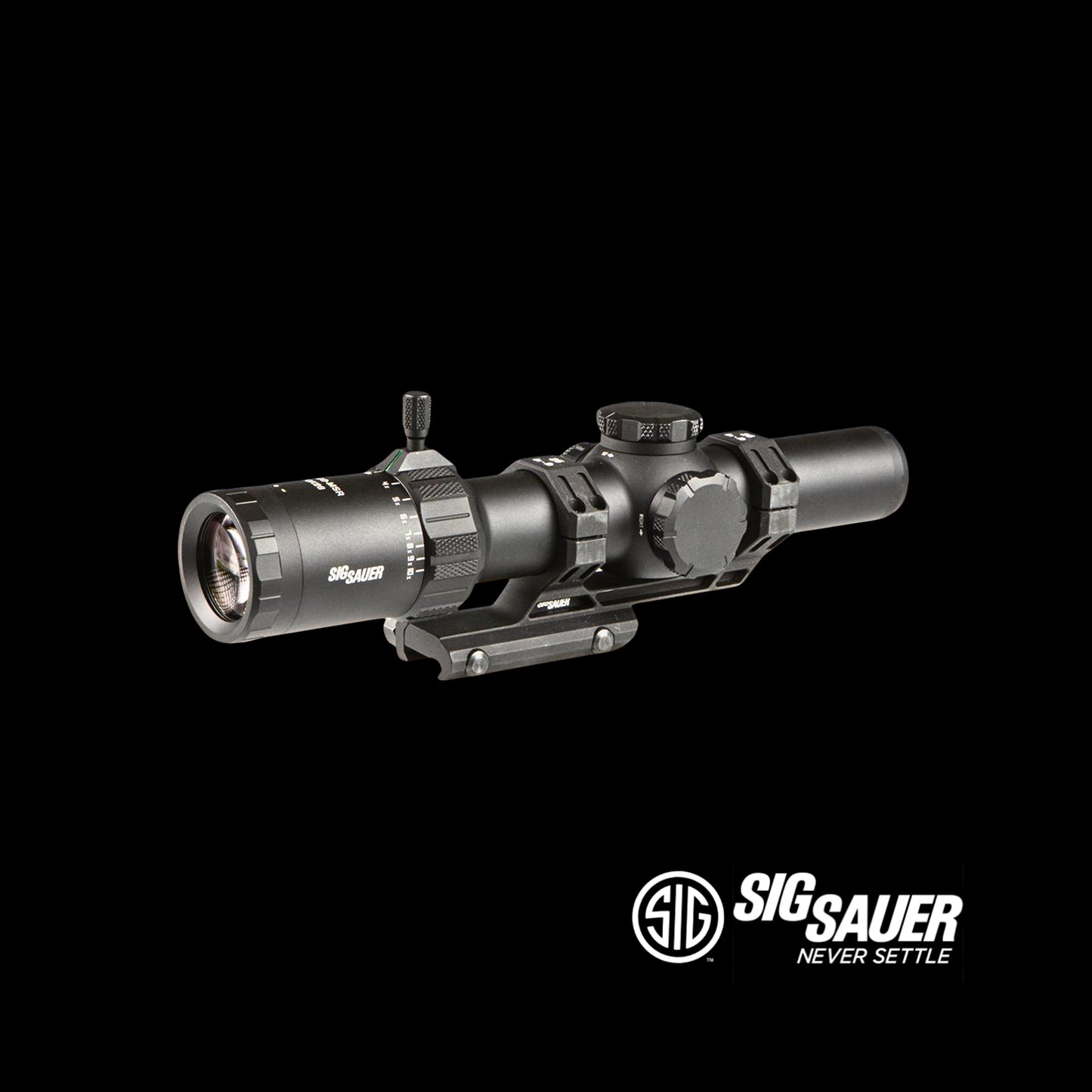 Sig Sauer TANGO-MSR LPVO Rifle Scope 1-10x28 34mm SFP BDC-10 Illum Black
