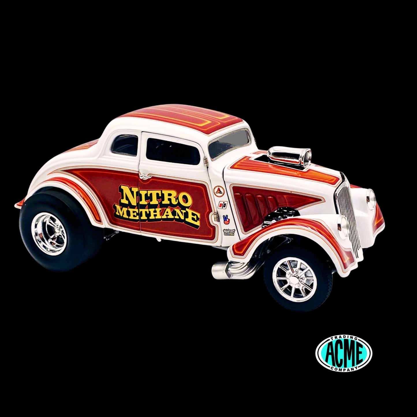 1933 Gasser "Nitro Methane" White and Brown Limited Edition
