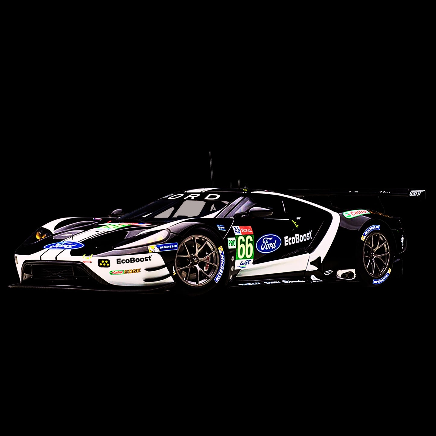 Ford GT #66 Stefan Mucke - Olivier Pla - Billy Johnson 24H of Le Mans (2019) 1/18 Model Car by Autoart