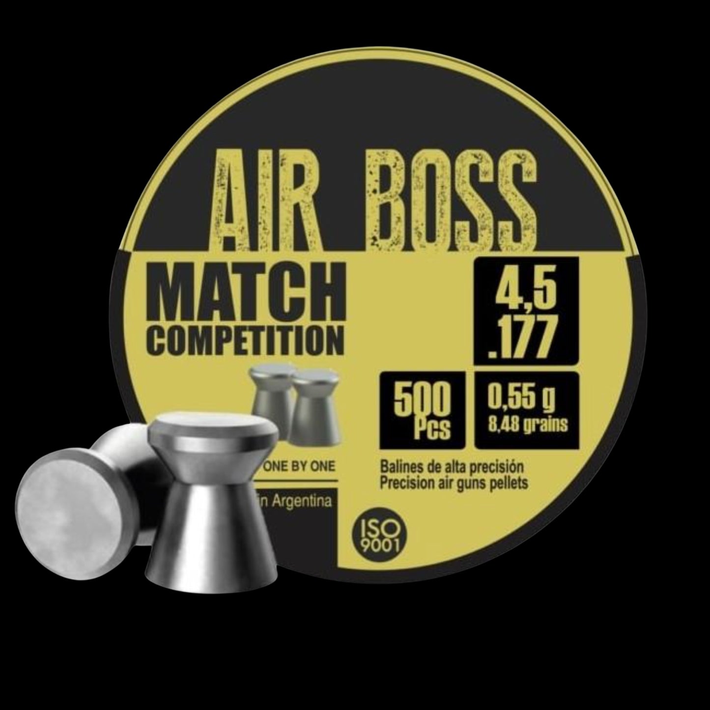 Hatsan Apolo Air Boss Match Competition Air Rifle Pellets .177 Cal 8.48 gr 500/ct