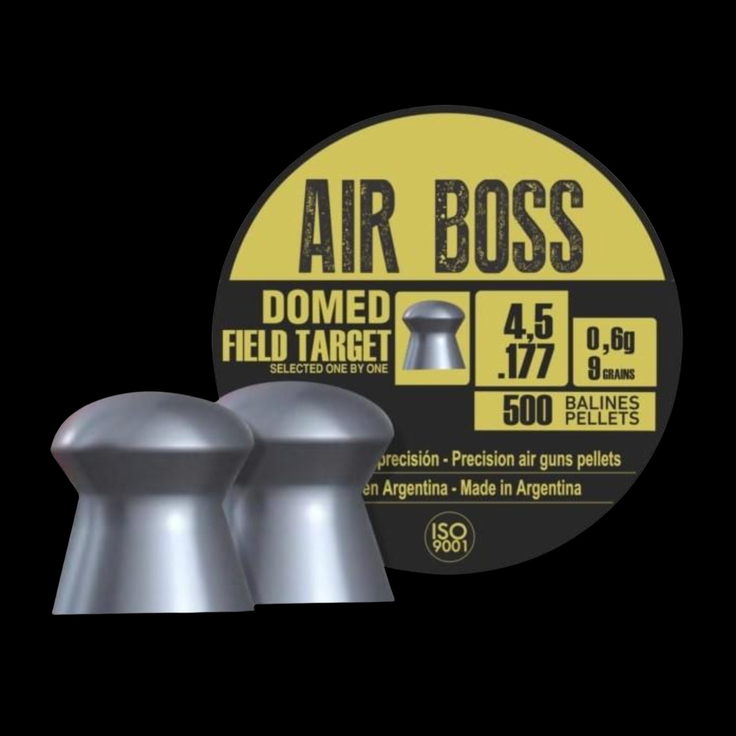 Hatsan Apolo Air Boss Domed Field Target Air Rifle Pellets .177 Cal 9 gr 500/ct