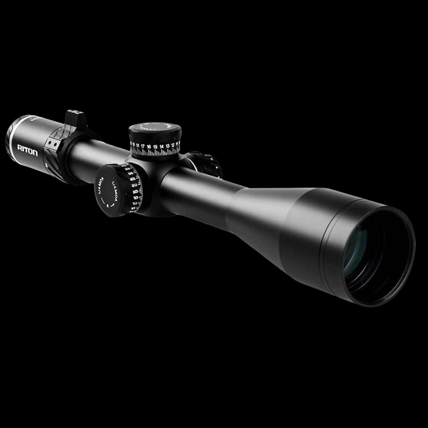Riton 5 Conquer 5-25x56 Rifle Scope 34mm FFP MOR (MOA) Reticle Illum Black