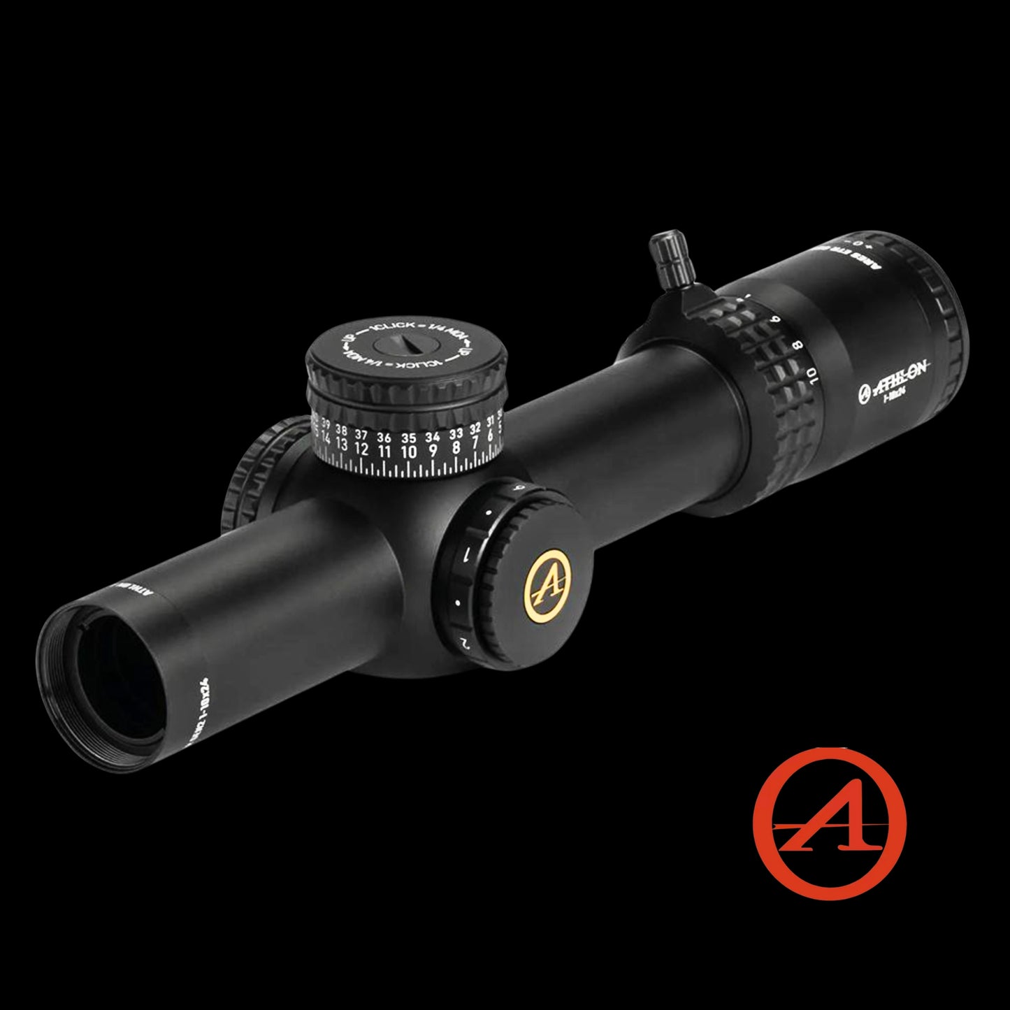 Athlon Ares ETR Gen 2 UHD Rifle Scope 1-10x24 34mm FFP ATMR2 MOA Illum. Black