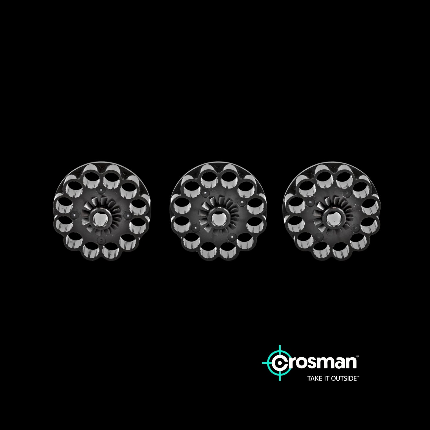 Crosman, Speedloader, For .177 Pellets, 12 Round, Black.
