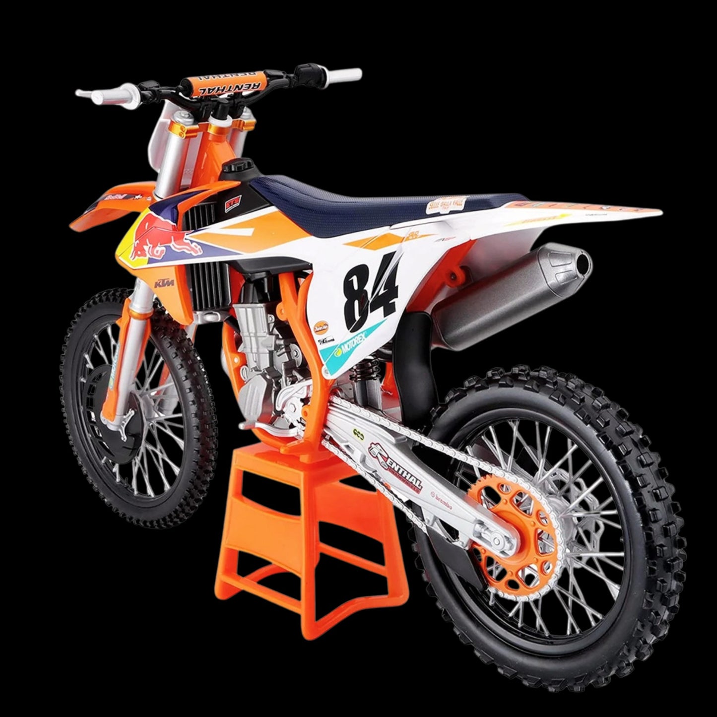 KTM 450 SX-F #84 Jeffrey Herlings "Red Bull KTM Factory Racing" (2018) 1/6 Diecast Motorcycle Model by Maisto