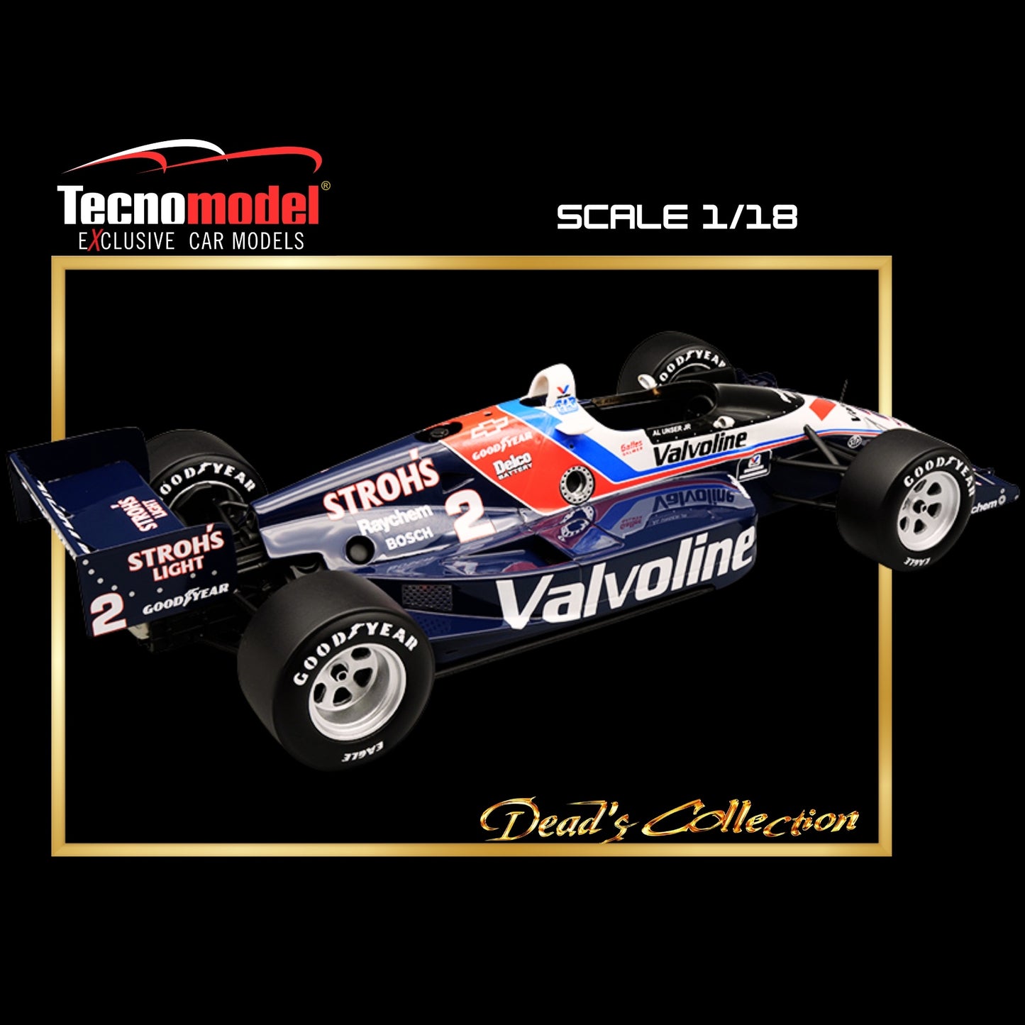 LOLA T89 1989 FORMULA INDY DRIVER AL UNSER JR..
