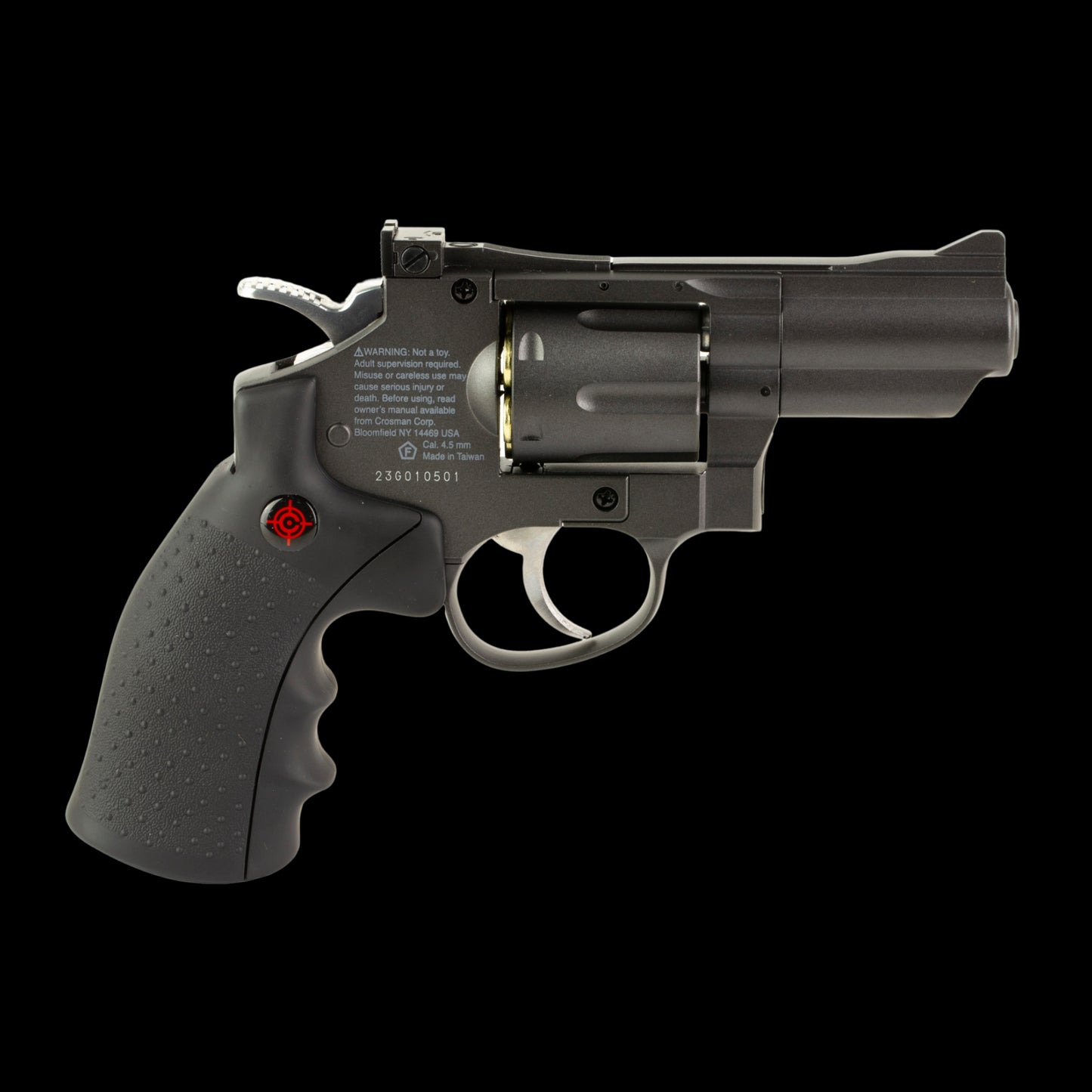 Crosman, CO2 Powered Duel Ammo Full Metal Snub Nose Revolver.