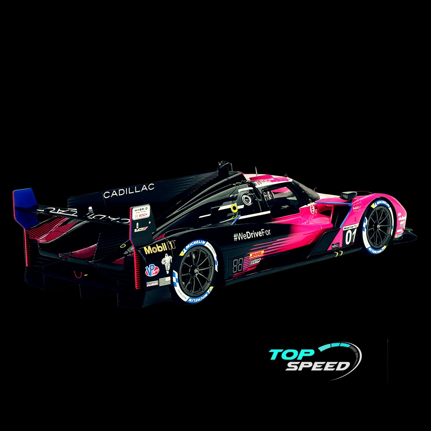 Cadillac V-Series.R #01 Sebastien Bourdais - Scott Dixon - Renger van der Zande "Cadillac Racing" Winner IMSA "Petit Le Mans" (2024) by Top Speed - 1