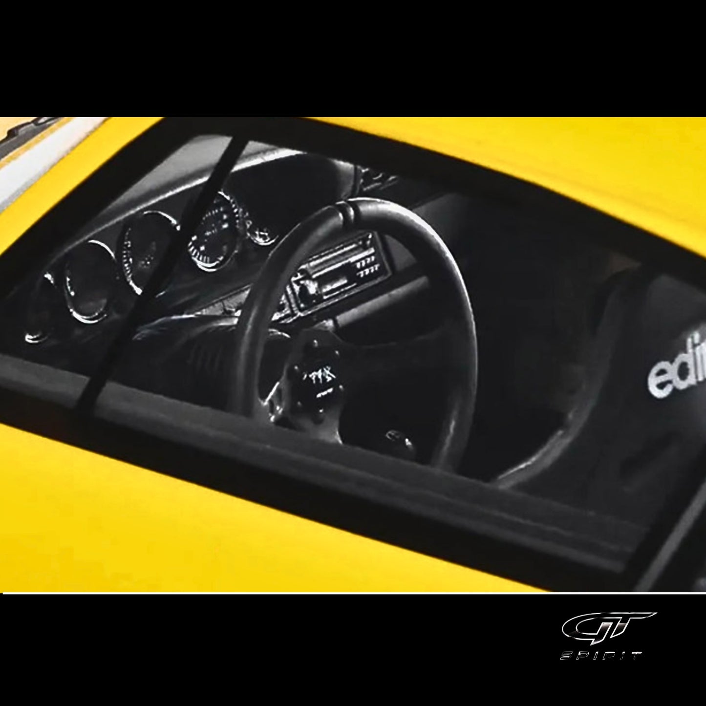 2024 Porsche 911 (964) RWB "Qeema" Yellow 1/18 Model Car by GT Spirit