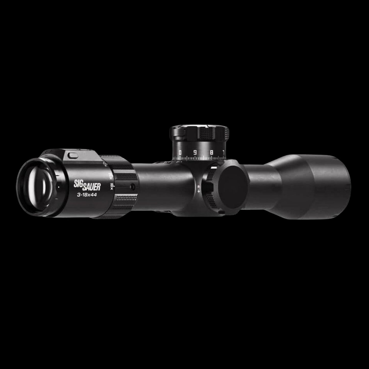 Sig Sauer Bravo6T-BDX Rifle Scope 3-18x44mm 35mm FFP MRAD Milling 2.0 Illum Black