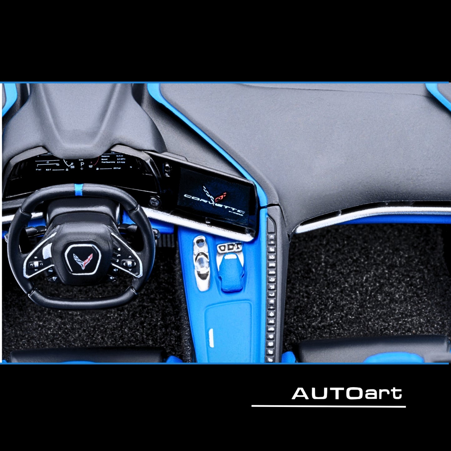 2020 Chevrolet Corvette C8 Stingray Ceramic Matrix Gray Metallic 1/18 Model Car by Autoart