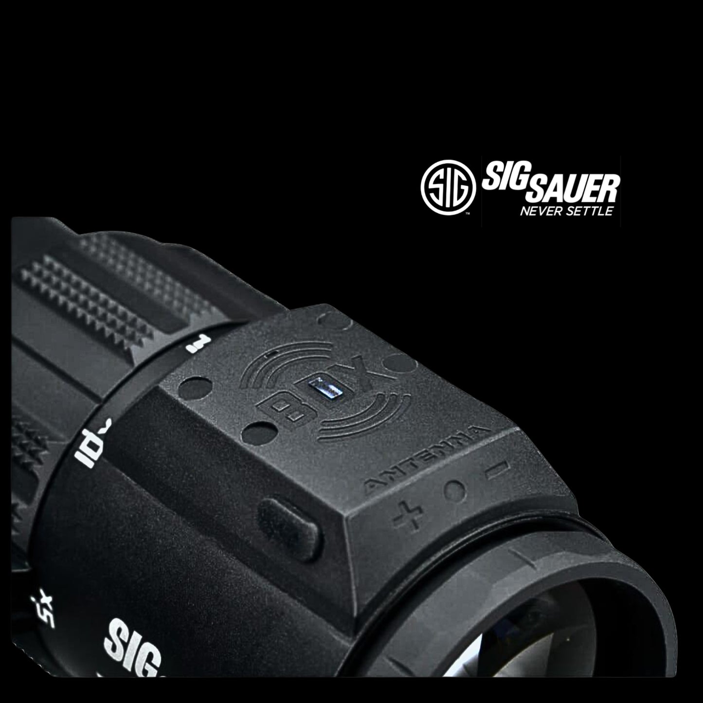 Sig Sauer Bravo6T-BDX Rifle Scope 5-30x56mm 35mm FFP MRAD Milling 2.0 Illum Black