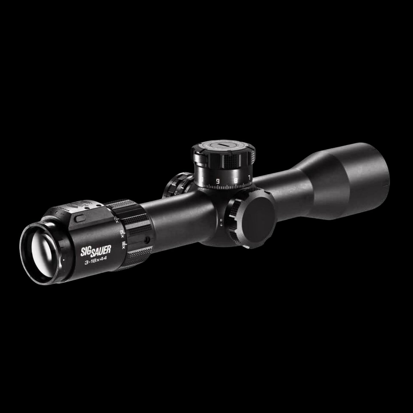 Sig Sauer Bravo6T-BDX Rifle Scope 3-18x44mm 35mm FFP MRAD Milling 2.0 Illum Black