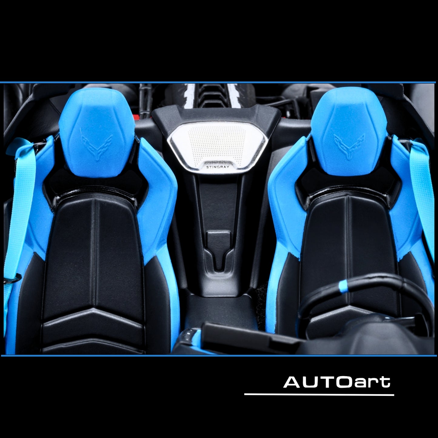 2020 Chevrolet Corvette C8 Stingray Ceramic Matrix Gray Metallic 1/18 Model Car by Autoart