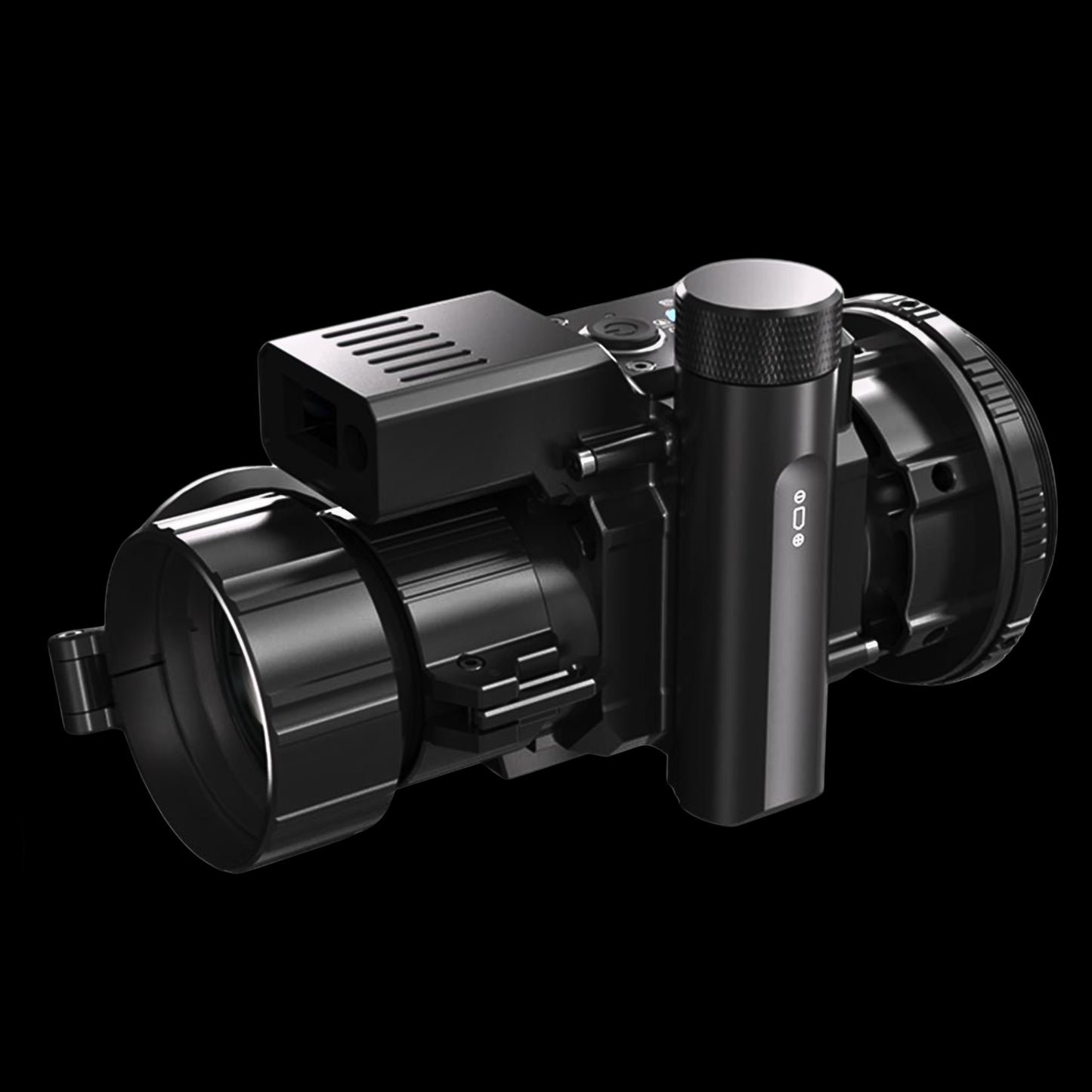 Pard Predator Clip On Thermal Rifle Scope with LRF 640-45
