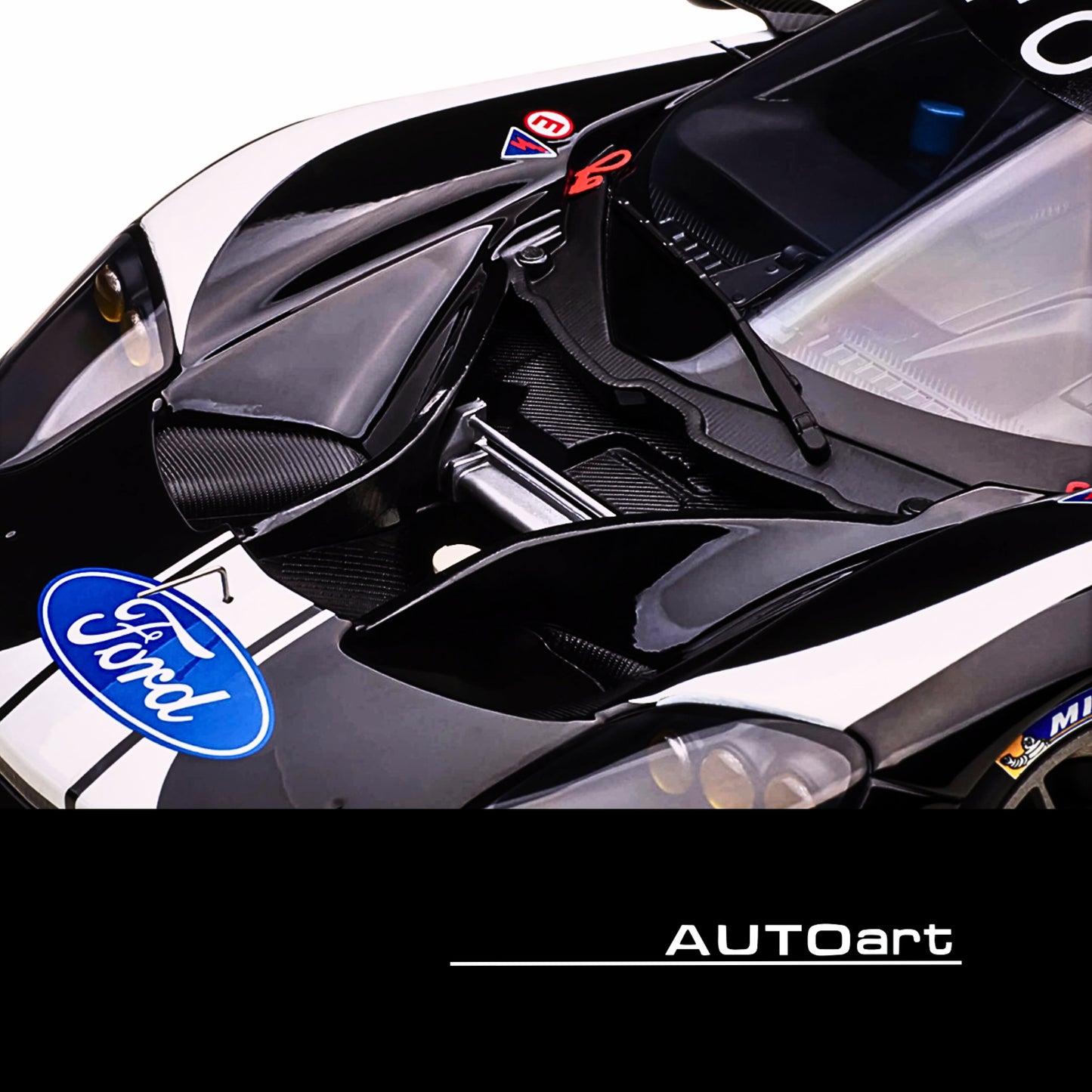Ford GT #66 Stefan Mucke - Olivier Pla - Billy Johnson 24H of Le Mans (2019) 1/18 Model Car by Autoart