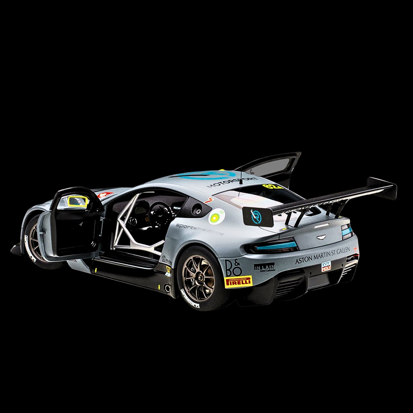 Aston Martin Vantage V12 GT3 #62A J. Dennis - M. Vaxiviere - M. Kirchhoefer Team R-Motorsport Bathurst 12H (2019) by Autoart