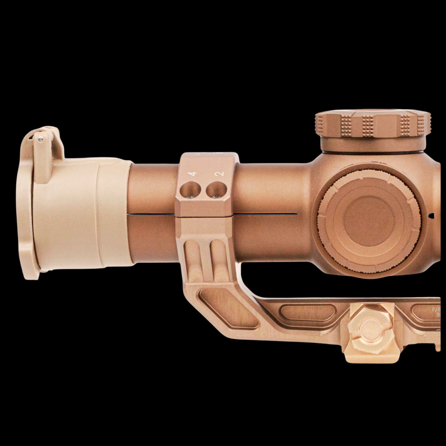 Sig Sauer Tango6T Scope 1-6x24mm 30mm FFP DWLR-556 Illum. FDE with DVO Factory Installed Alpha4 Mount