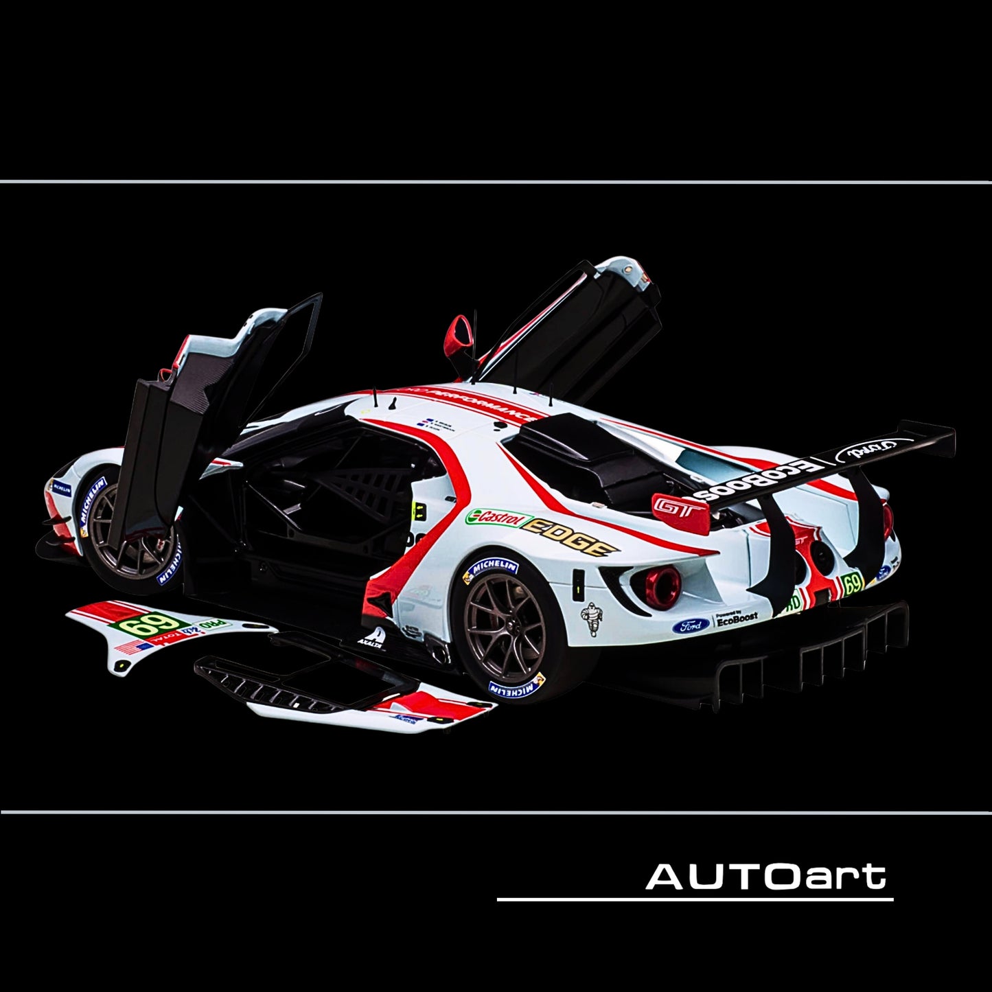 Ford GT #69 Ryan Briscoe - Scott Dixon - Richard Westbrook 24H of Le Mans (2019) 1/18 Model Car by Autoart