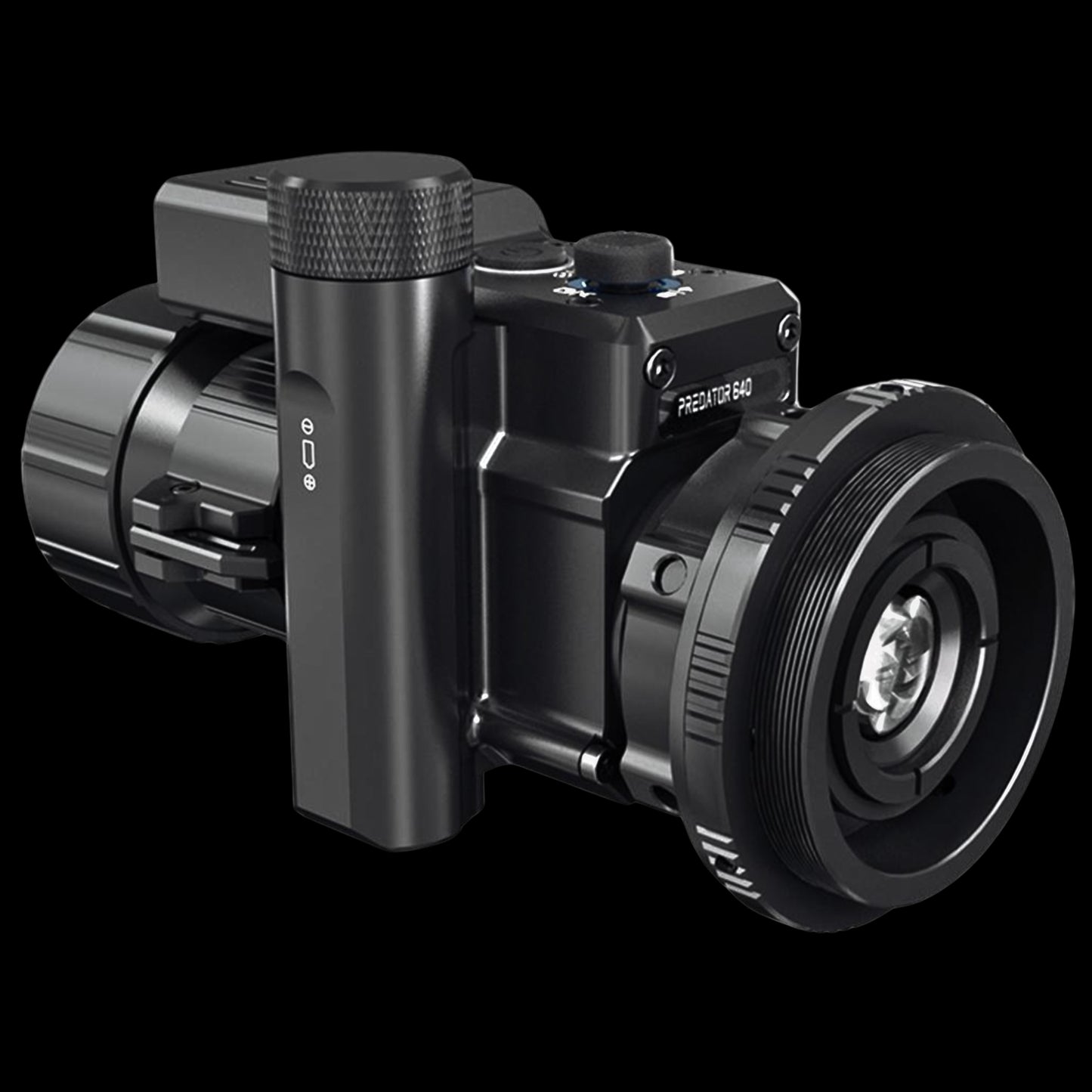 Pard Predator Clip On Thermal Rifle Scope with LRF 640-45
