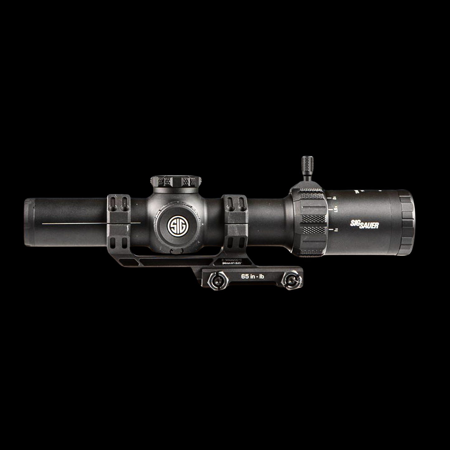 Sig Sauer TANGO-MSR LPVO Rifle Scope 1-10x28 34mm SFP BDC-10 Illum Black