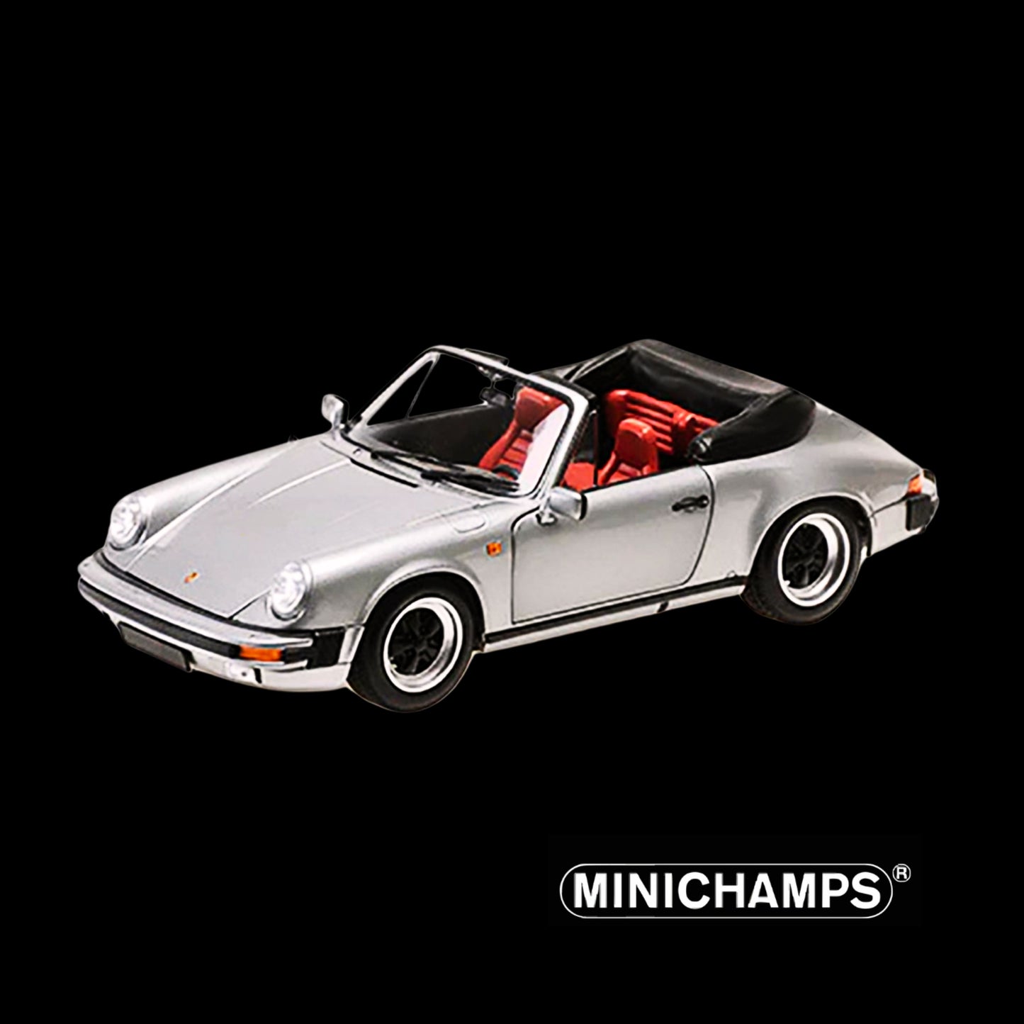 1983 Porsche 911 Carrera Cabriolet 3.2 Gray Metallic 1/18 Minichamps