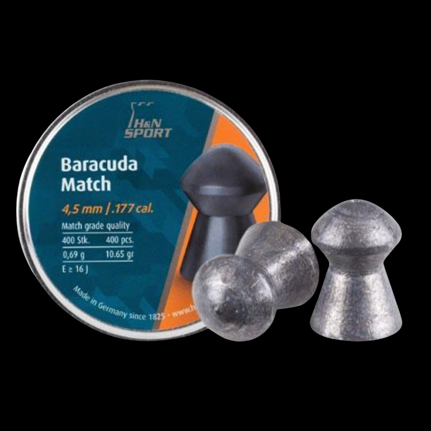 H&N Baracuda Match .177 cal. 4.50 mm head-size - NEW- per 400