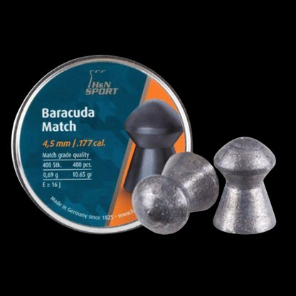 H&N Baracuda Match .177 cal. 4.50 mm head-size - NEW- per 400