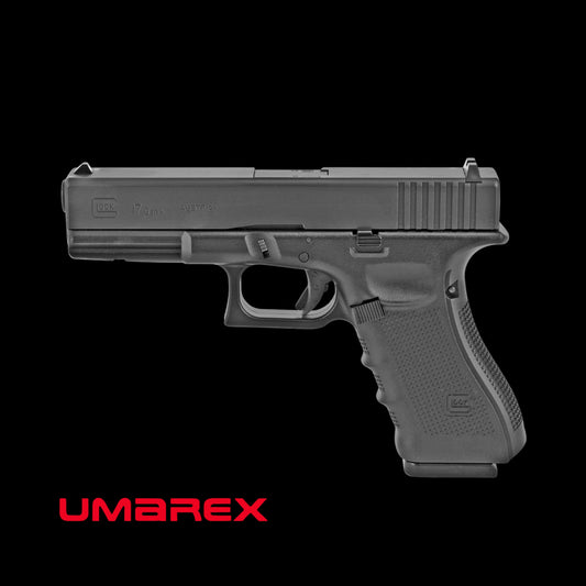 Umarex, Glock 17 Gen 4 Air Pistol, 177 BB, Black Finish, BLOWBACK Action, 18Rd.