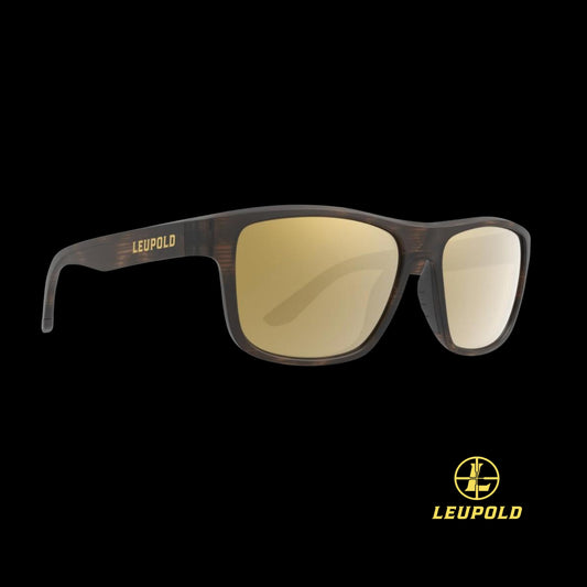 Leupold Katmai Shooting Sunglasses Matte Tortoise with Bronze Mirror