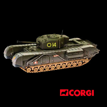 Churchill Mk.IV Tank "'To Catch a Tiger' 'Toledo' C Squadron 14 Troop 21st Army Tank Brigade Tunisia" (1943) British Royal Army "Military Legends" Series 1/50 Diecast Model by Corgi