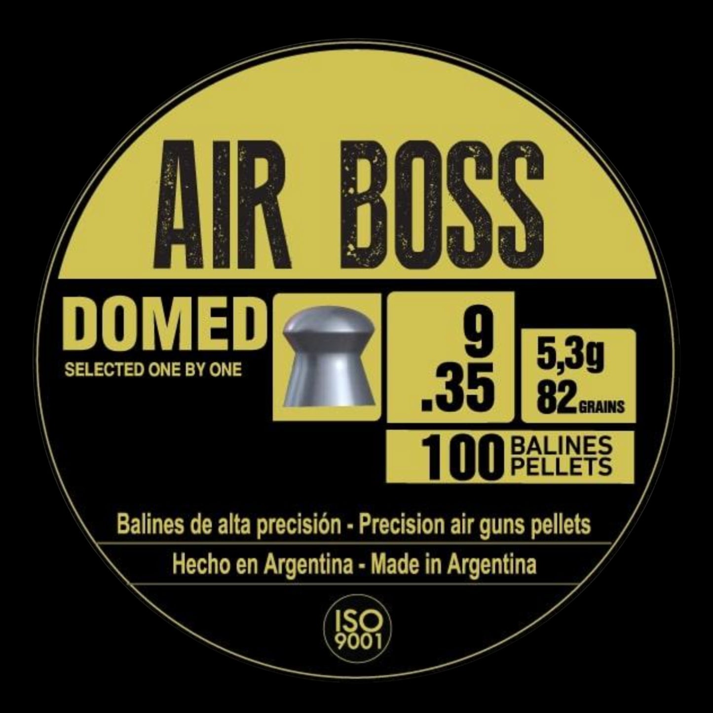 Hatsan Apolo Air Boss Domed Air Rifle Pellets 35 Cal 82 gr 100/ct