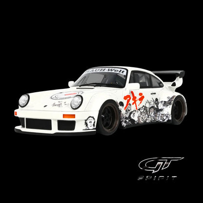 2024 RWB Akira White w/ Graphics “Akira” (1988) Movie 1/18 Resin Model Car – GT Spirit (Brand New)