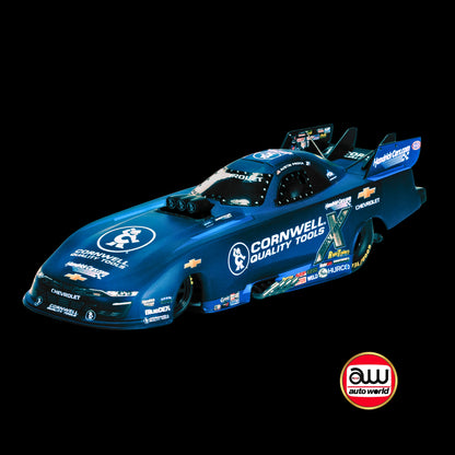 Auto World 2025 Chevrolet Camaro SS NHRA Funny Car Austin Prock “Cornwell Quality Tools” 1/24 Limited Edition Diecast (John Force Racing)