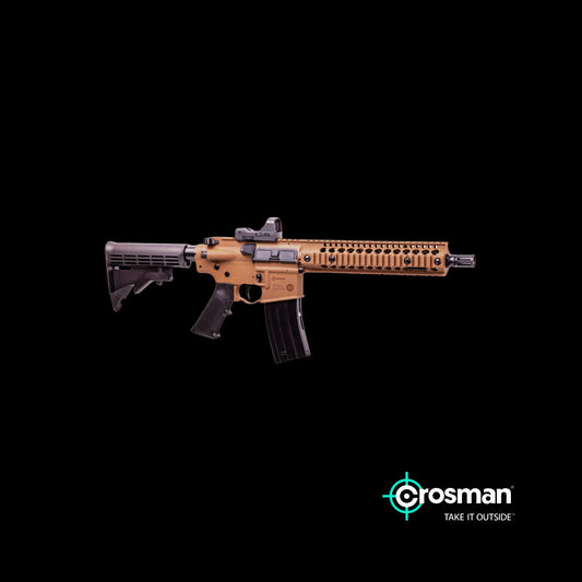 Crosman Full Auto R1 BB Airgun Co2 Powered Dark Earth with Red Dot