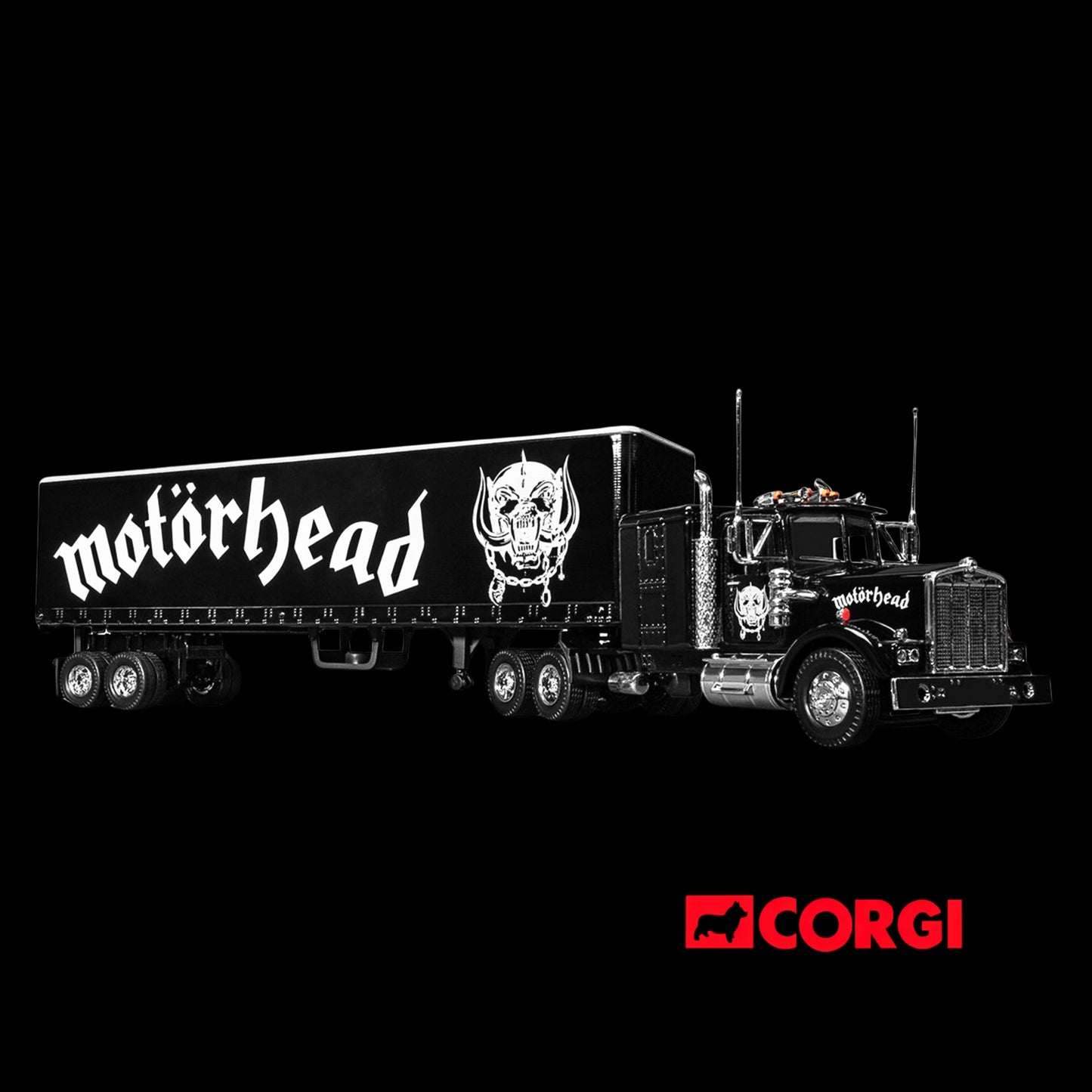 "Motorhead" Transport Truck Black 1/50 Diecast Model by Corgi