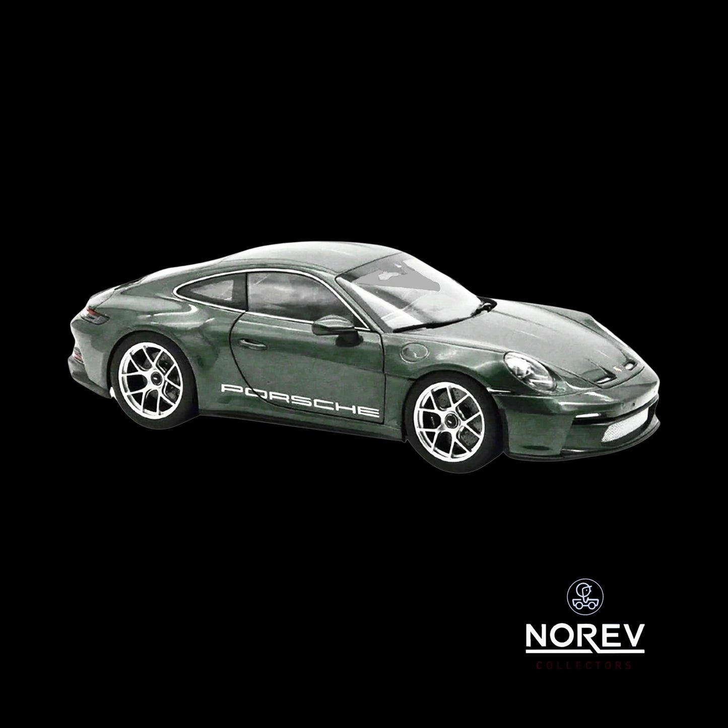 2023 Porsche 911 S/T Malachite Green Metallic 1/18 Diecast Model Car by Norev