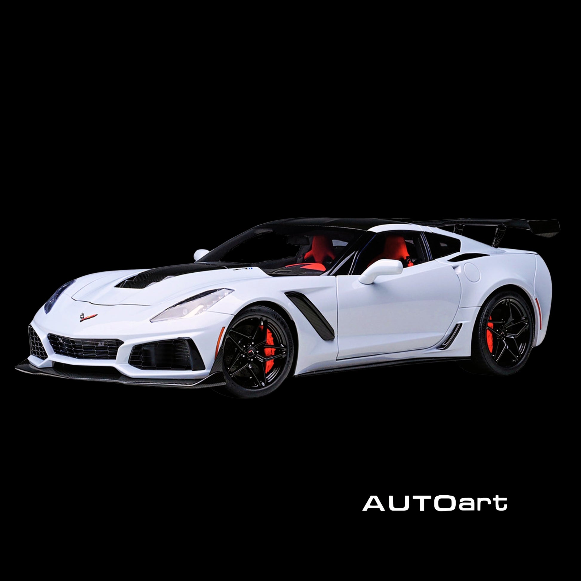 2019 Chevrolet Corvette C7 ZR1 Ceramic Matrix Gray Metallic with Carbon.