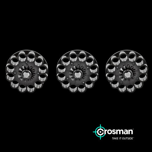 Crosman, Speedloader, For .177 Pellets, 12 Round, Black.