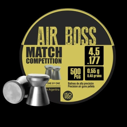 Hatsan Apolo Air Boss Match Competition Air Rifle Pellets .177 Cal 8.48 gr 500/ct