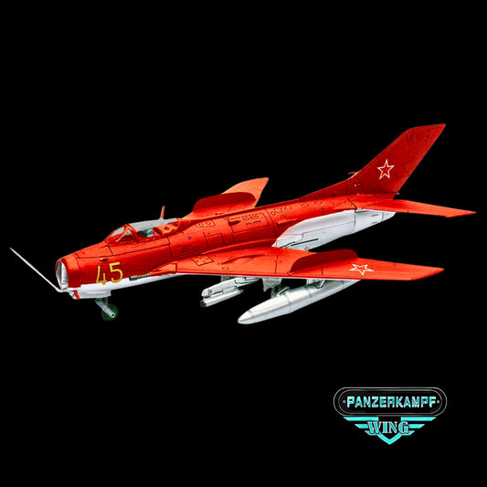 Mikoyan-Gurevich MiG-19S Farmer C Fighter Aircraft "Yellow 45" "VVS Display Team Soviet Air Force Kubinka Air Base" (1960) "Wing" Series  by Panzerkampf