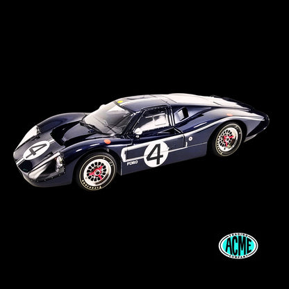 Ford GT40 MKIV #4 Denny Hulme - Lloyd Ruby "Holman & Moody" "24 Hours of Le Mans" (1967) "Masterpiece Collection" by ACME