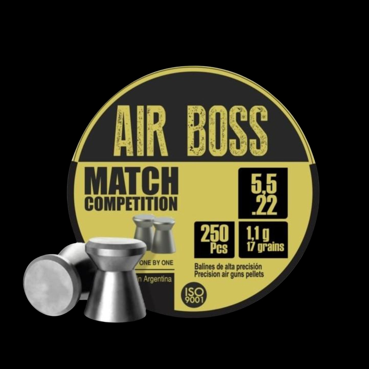 Hatsan Apolo Air Boss Match Competition Air Rifle Pellets .22 Cal 17 gr 250/ct