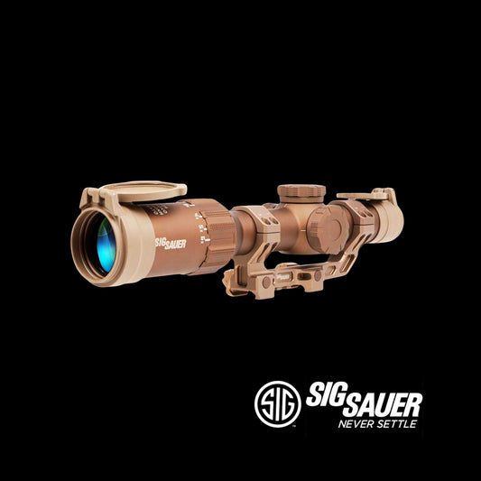 Sig Sauer Tango6T Scope 1-6x24mm 30mm FFP DWLR-556 Illum. FDE with DVO Factory Installed Alpha4 Mount