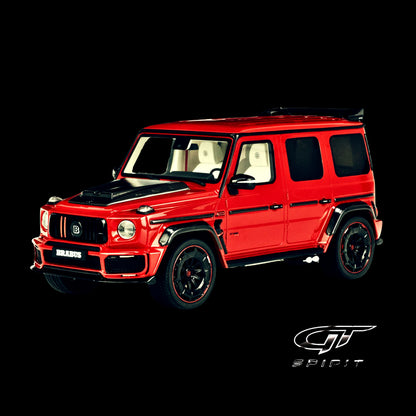 2022 Brabus 900 Rocket Edition Red with Carbon Hood 1/18 Model Car by GT Spirit