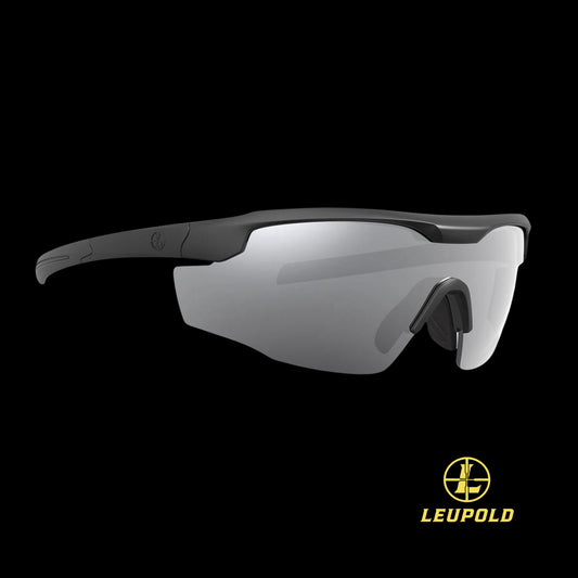 Leupold Sentinel Sunglasses Matte Black Shadow Grey Flash